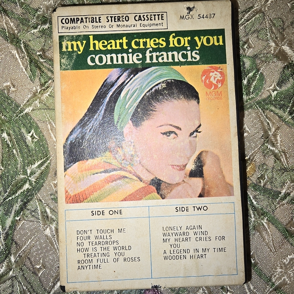 CONNIE FRANIS/MY HEART CRIES FOR YOU-MGM-SUPER RARE GEM-CASSETTE-C66
